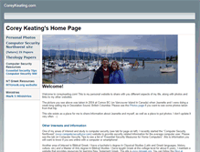 Tablet Screenshot of coreykeating.com